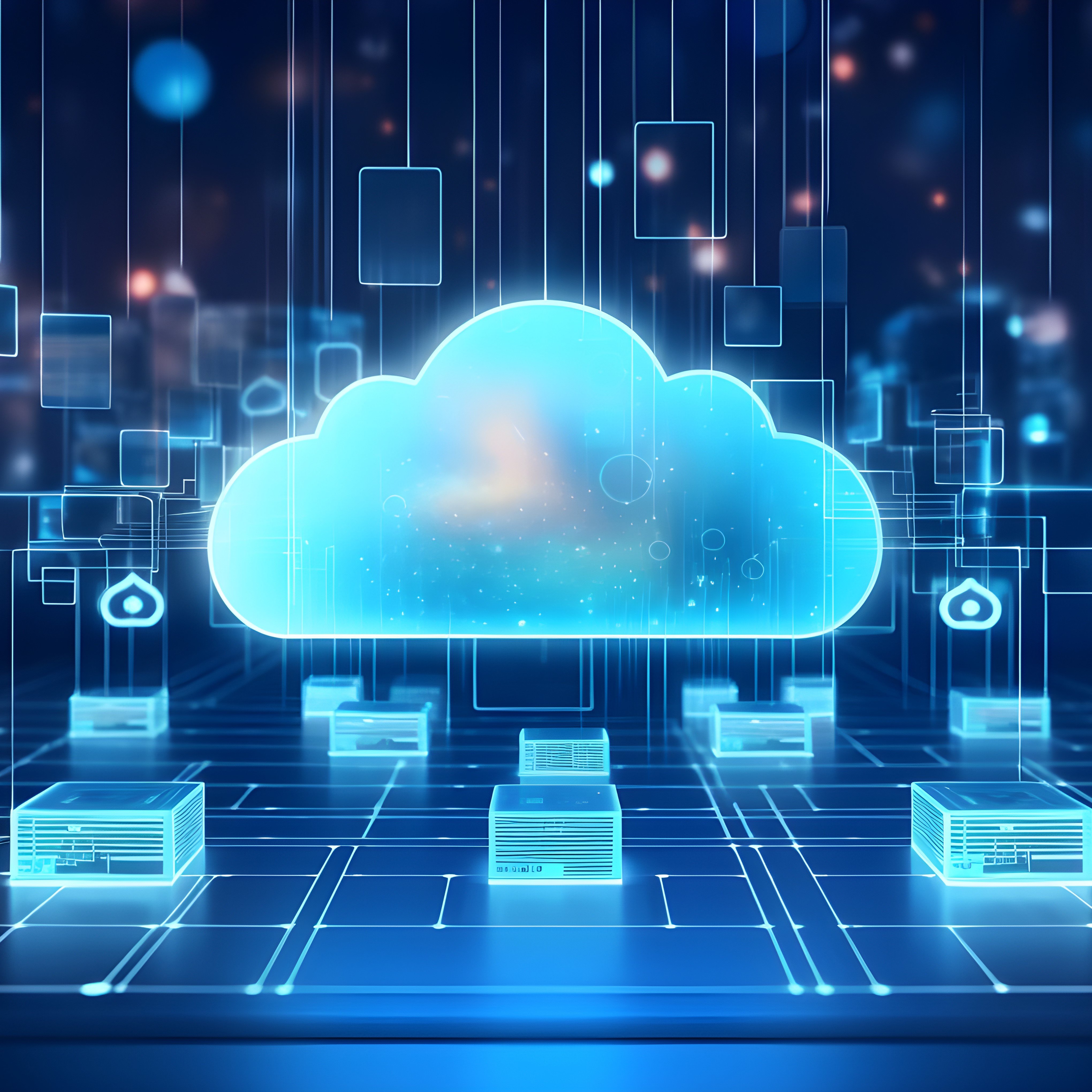 Public Cloud service Cubics vierkant